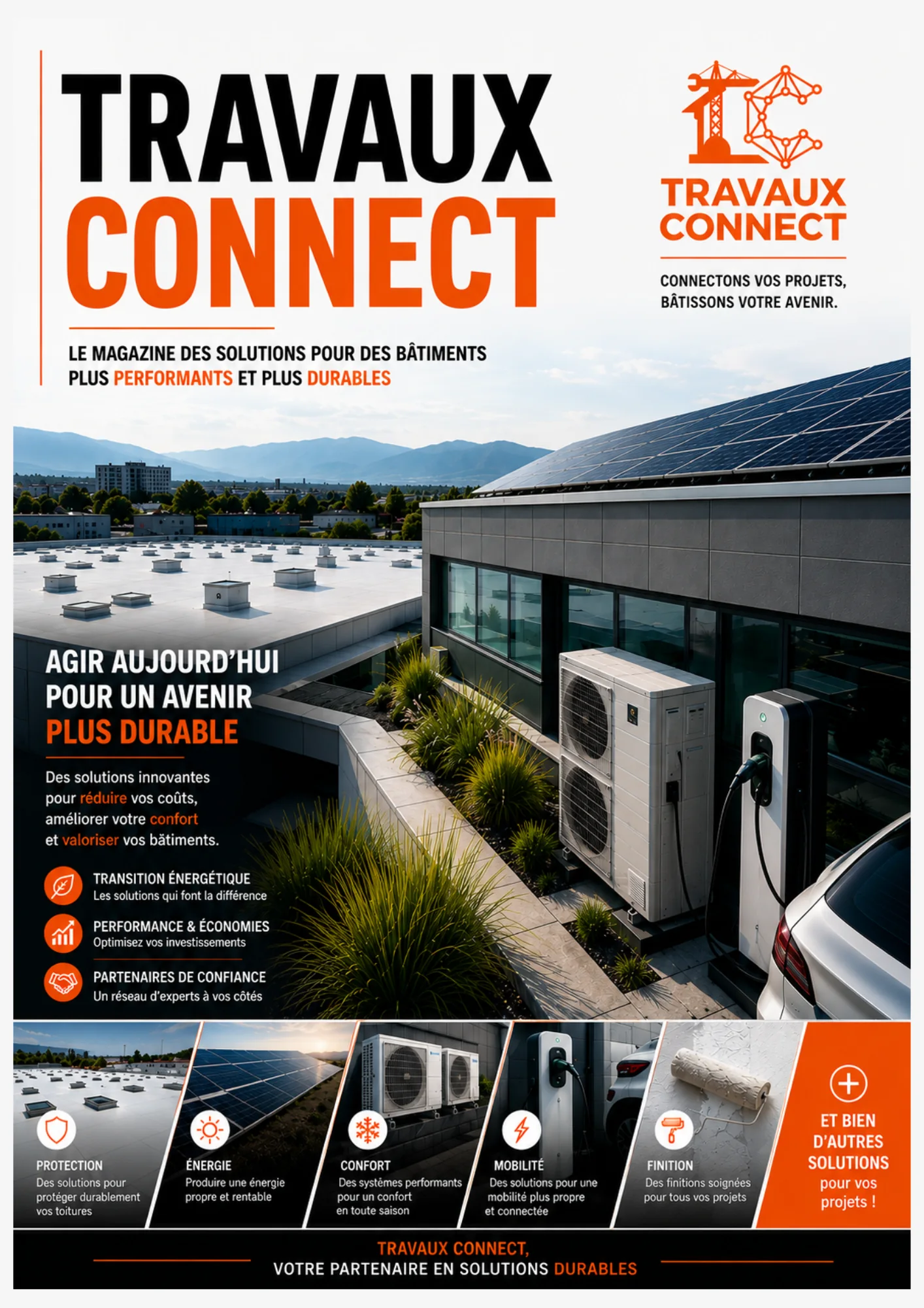 Couverture du magazine Travaux Connect
